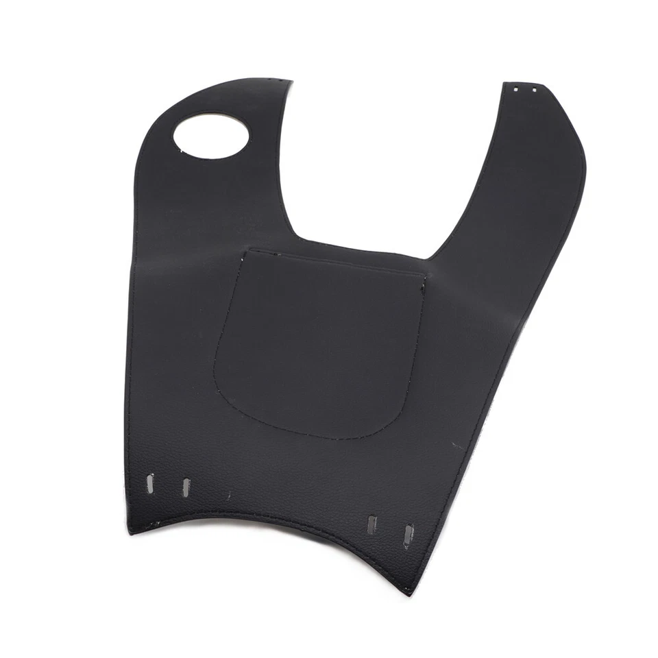 Bolsa cubierta panel tapa tanque cuero PU negro para Kawasaki Vulcan VN500 800 900 1500 Foto 4 de 4