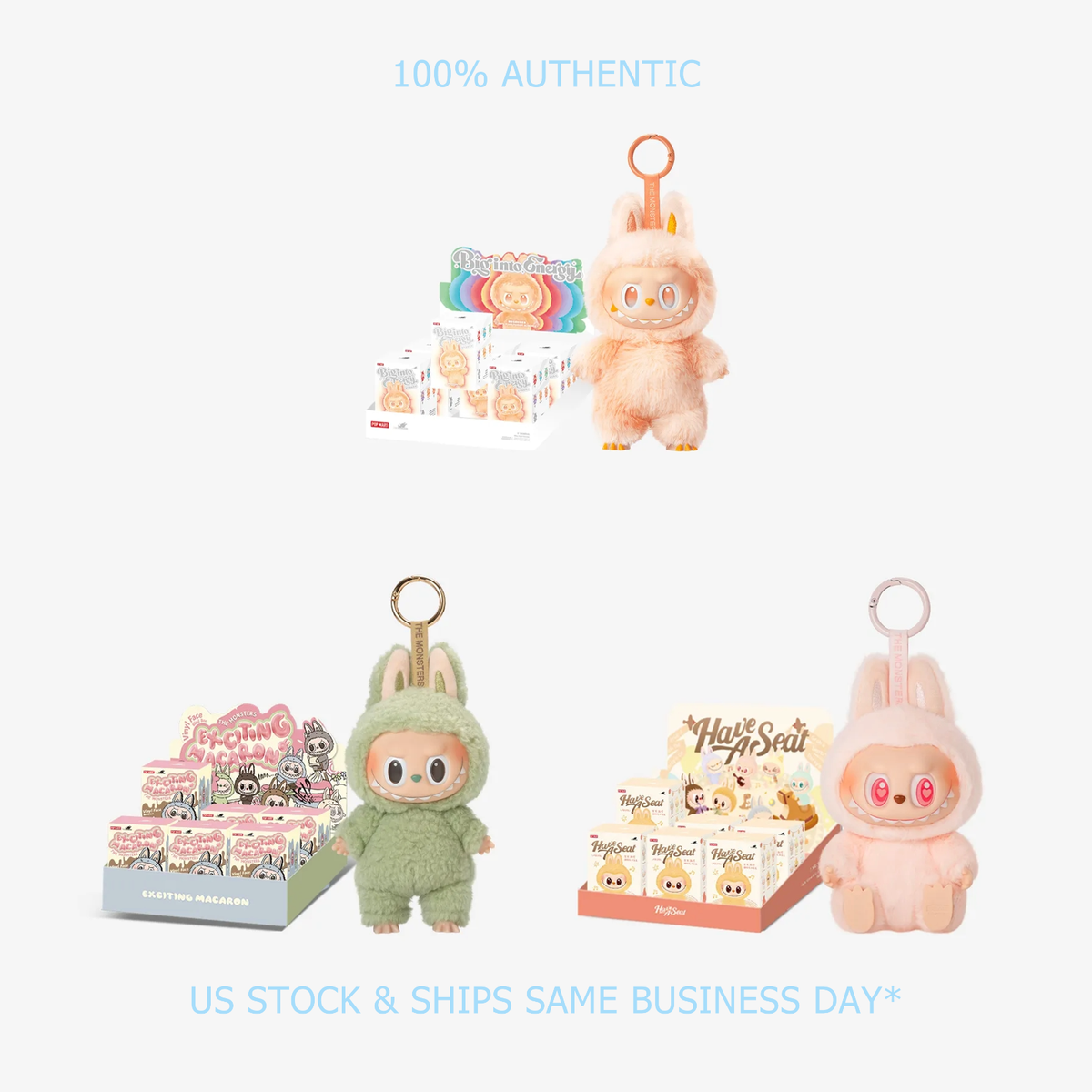 USA-NEW Authentic POPMART Labubu Monsters SEALED Blind box