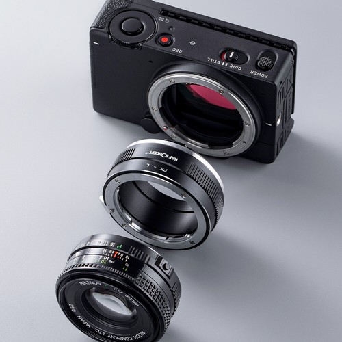 Adaptador de montaje de lente K&F Concept PK-L manual lente Pentax K (PK) a cámara de montaje en L - Imagen 3 de 10