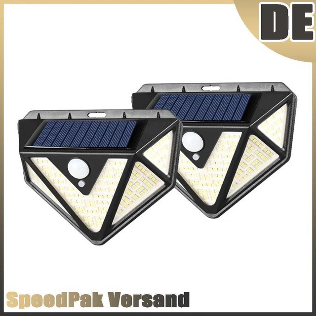 Nue Solar Power PIR Bewegungssensor Wandleuchte Garten 3 Modi Lampe (2 Stück 166 Nue Solar Power PIR Bewegungssensor Wandleuchte Garten 3 Modi Lampe (2 Stück 166
