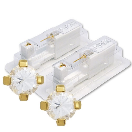STUDEX Erstohrstecker Medizinische Ohrstecker Gold *Cubic Zirkonia* Ø3mm - Bild 2 von 5