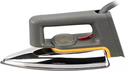 Classic Dry Iron For Clothes, 1600W, Stainless Steel Soleplate,...
