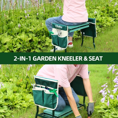 Garden Kneeler and Seat Heavy Duty, Upgraded Gardening Stool with Thicker and Wi - Picture 4 of 7