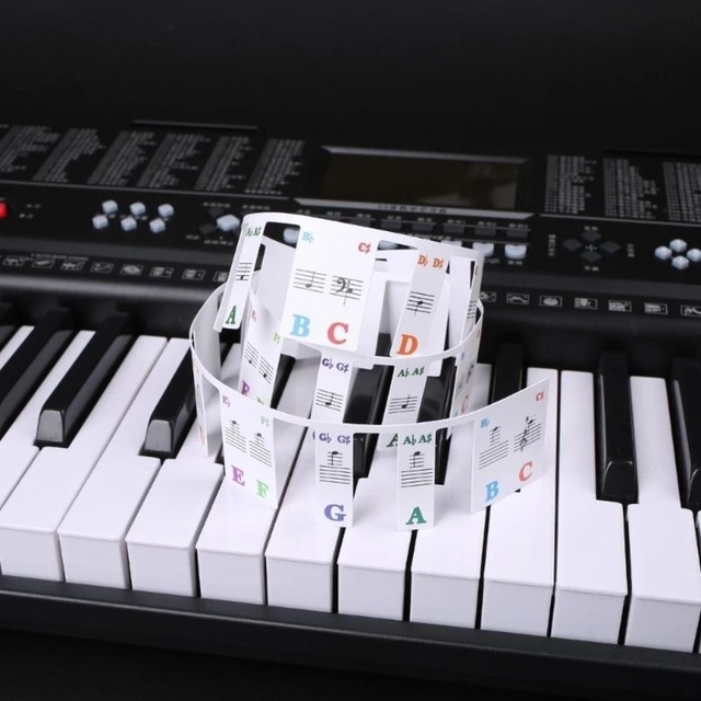 Klaviers chl üssel etiketten Klavier Rake Notes Marker Tastatur aufkleber Klaviers chl üssel etiketten Klavier Rake Notes Marker Tastatur aufkleber