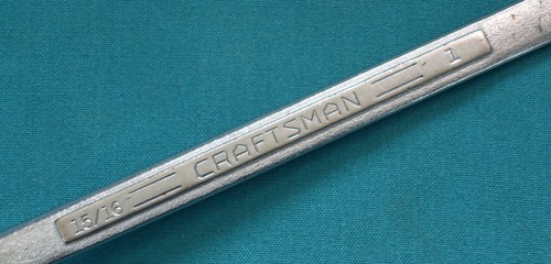 Craftsman =V=USA Double Box End Offset Wrench 15/16" x 1" SAE 12 Point - Bild 3 von 14