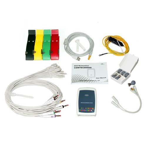 CONTEC8000G PC Based 12-lead Resting PC-ECG/EKG System/Workstation Software+USB - Imagen 16 de 16
