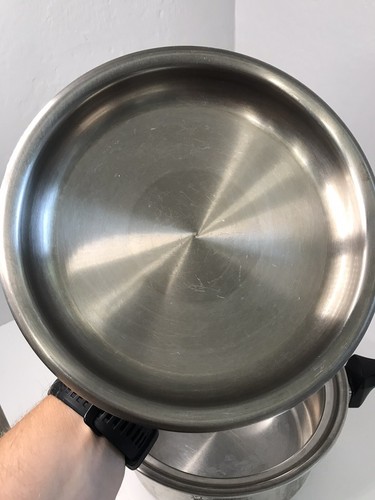 Americraft 3 Quart Pot With Lid Stainless Steel Healthy Gourmet West Bend - Picture 8 of 10