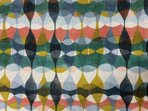 Lee Jofa Modern Overtone Print Multi - Geometric Cotton/Linen Upholstery Fabric - Picture 2 of 17