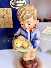 Goebel Hummel  GIFT FROM A FRIEND  #198 HUM485 with Wooden Stand C. Club 1991/92