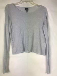 Eileen-Fisher-Women-039-s-Sweater-Size-S-Light-Blue-Long-Sleeve-Linen-Silk-Top-53