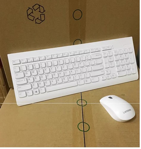 Wireless Keyboard and Mouse Set KBRFBU71 for Lenovo 510 USA Japanese Russian - 第 1/13 張圖片