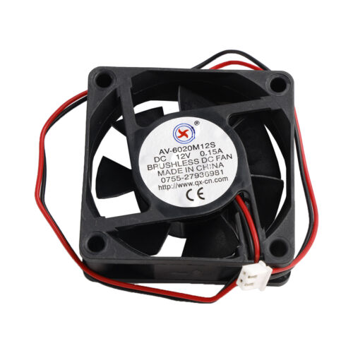 1X DC Brushless Cooling PC Computer Fan 12V 6020s 60x60x20mm 0.15A 2 Pin Draht - Bild 2 von 10