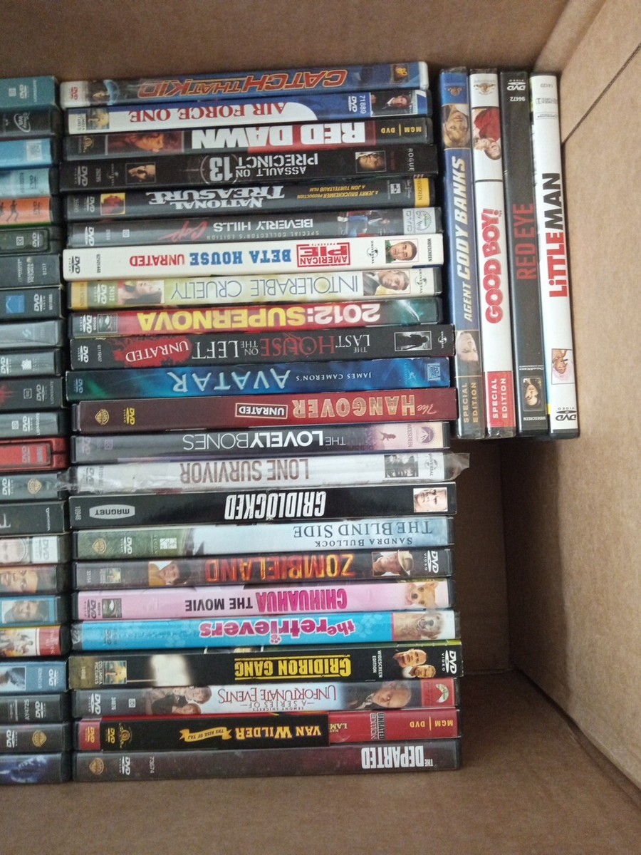Lot of Used ASSORTED DVD Movies - 90 DVDs Total See Photos ~ Trl1#301 Lot of Used ASSORTED DVD Movies - 90 DVDs Total See Photos ~ Trl1#301