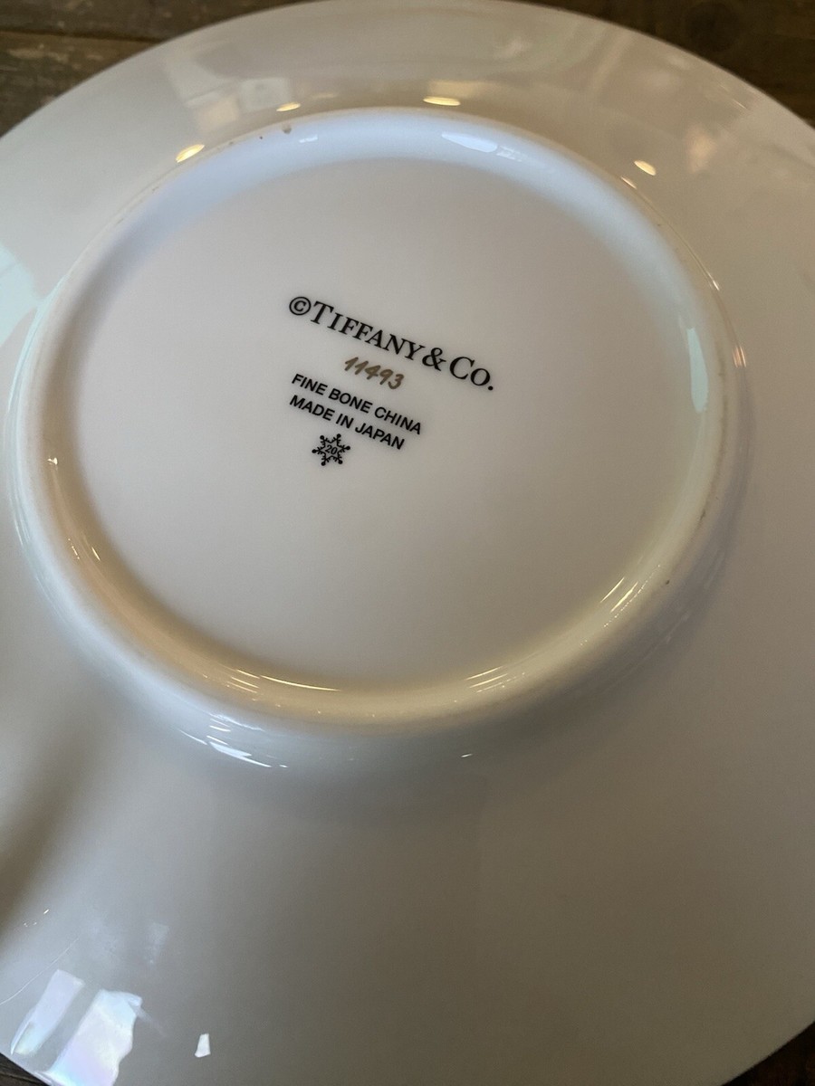 Tiffany & Co. Baby Bear & Blocks 3 Piece Set Cup Bowl Plate