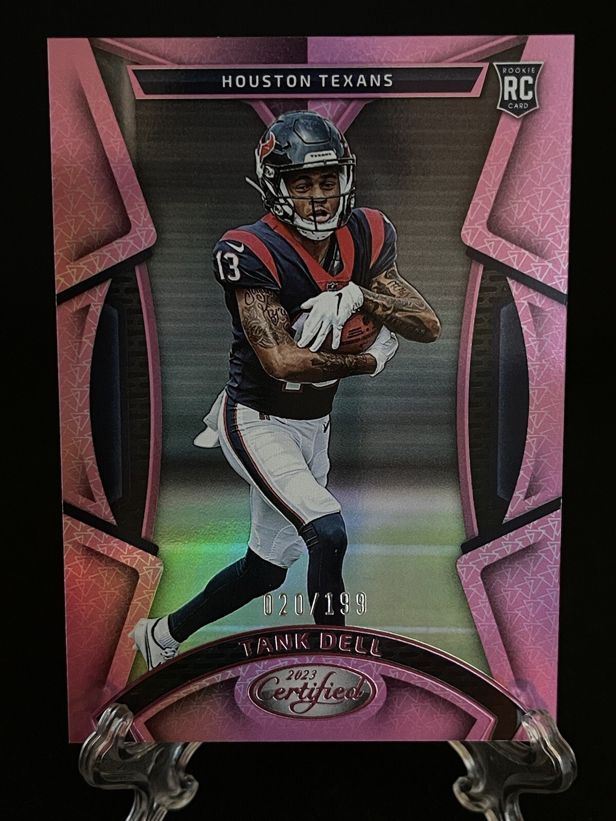 Tank Dell 2023 Panini Certified RC Pink Mirror /199 #119
