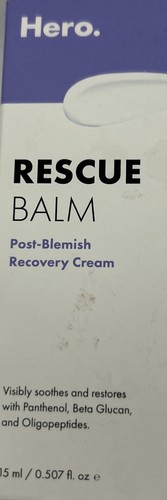 Hero Cosmetics Rescue Balm Post-Blemish Recovery Cream - 15 ml