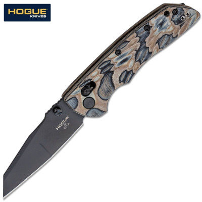 Hogue Deka GEN 2 CPM-20CV Black Wharncliffe Blade G-Mascus FDE G10 24267