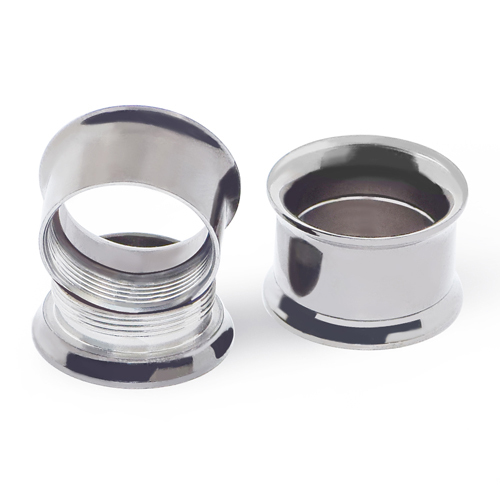 Paar Edelstahl Ohr Tunnel Schraube Flesh Plugs Ohr Messgeräte Piercing Schmuck - Bild 18 von 22