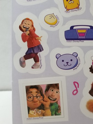 8 Disney Turning Red Panda Express Sticker Sheet Promotional Pixar New - 第 7/8 張圖片