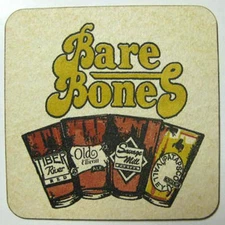 BARE BONES BREWERY COASTER, Mat, Ellicott City, MARYLAND 1999