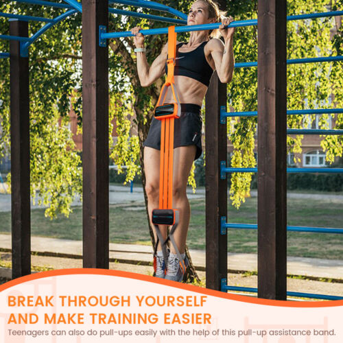 Chin-Up Workout Bands Pull Up Assistance Band with Feet Support for Men Women - Bild 8 von 9