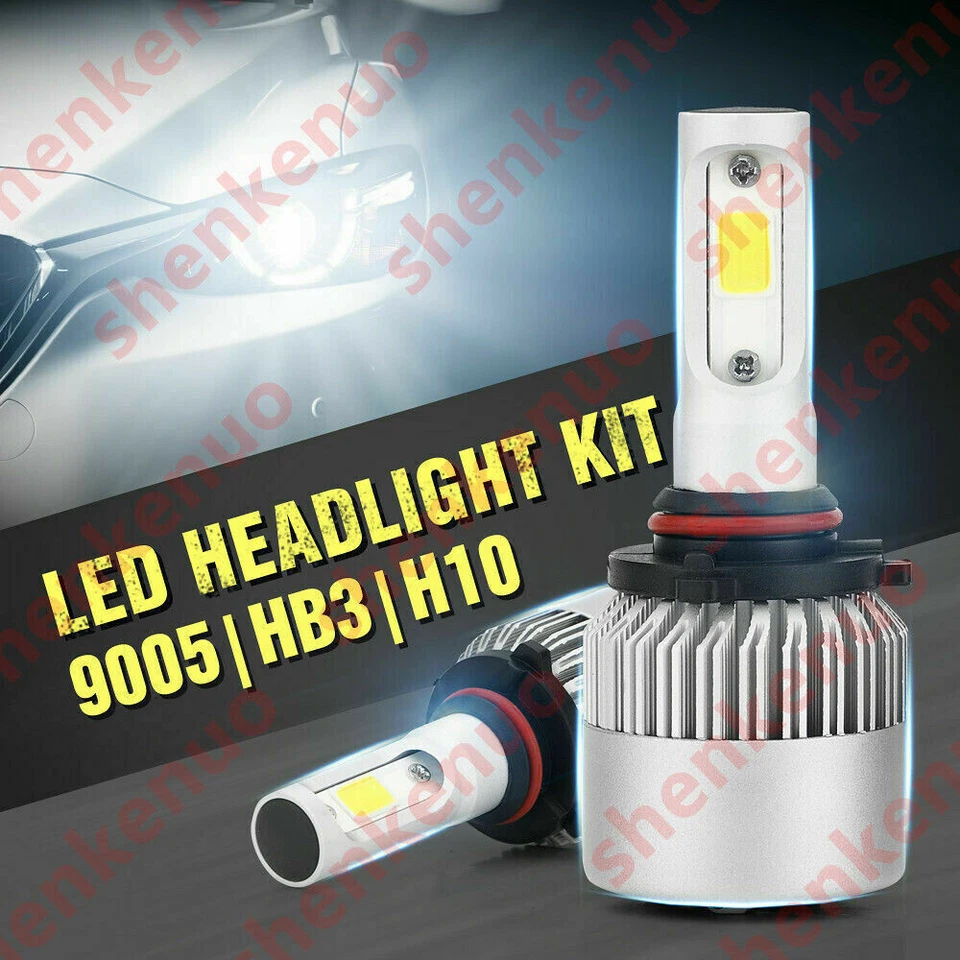 Faro LED de haz alto bajo blanco 9005+9006 para Chevrolet Express 2500 1996-2017 Foto 4 de 4