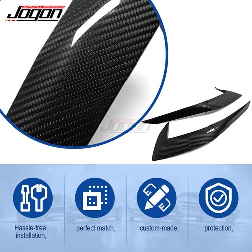 Dry Carbon Side Intake Scoop Trim For Corvette C8 Coupe Convertible Z51 2020-24 - Picture 3 of 13