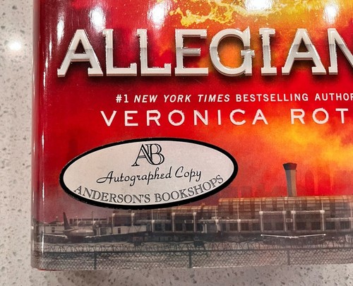 Divergent Series Hardcover 1st Editions #2 INSURGENT & #3 ALLEGIANT -SIGNED Roth - Picture 11 of 23