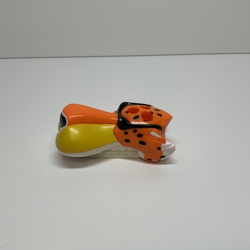 Vintage 2001 Subway Cheetos Chester Cheetah Paw Paper Crimper Pencil Holder Toy - Bild 3 von 6
