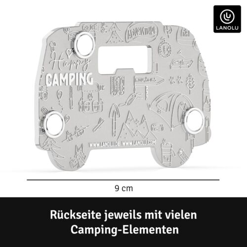 Flaschenöffner Magnet Camping Bus (3er Set) Wohnmobil Geschenk, Camping Gadgets - Bild 4 von 6
