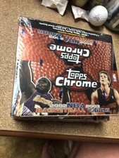 2002-03 2002 Topps Chrome Basketball Box (sealed) white refractor, Yao, quantity