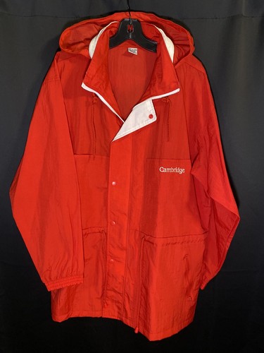 Vintage 90s Cambridge Cigarettes Windbreaker Jacket Indie Hipster Retro Punk XL - Picture 3 of 13