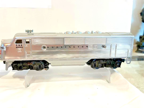 LIONEL6-8054 - 8055 #2 BURLINGTON F3 AA DUAL MOTOR DIESEL UNITS NEW-MIB - Picture 2 of 13