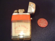  Kenosha ,Scripto view lighter, Art and Joyces tavern Kenosha Wis