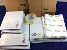 Shipping Supplies EBAY KIT Padded MAILERS Bubble Envelopes BOXES Tissue TAPE etc