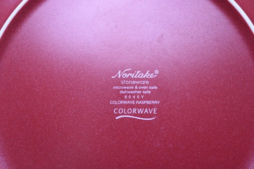 Noritake Colorwave Raspberry Round Dinner Plate (s) 8045Y - Picture 3 of 8