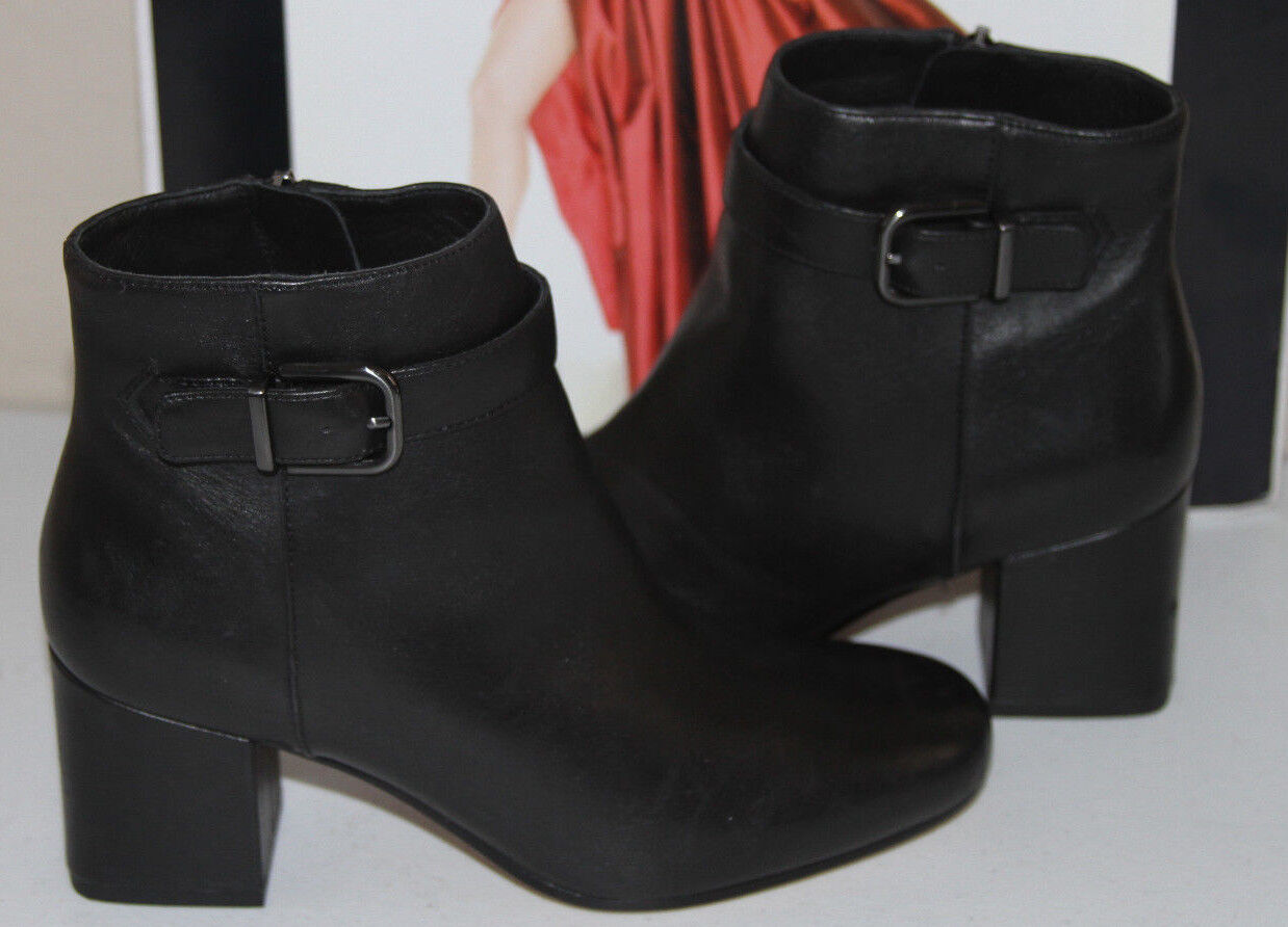 78 VIA SPIGA MAXINE BLACK LEATHER ANKLE STRAP BOOTS SZ 5 MSRP 250 78 VIA SPIGA MAXINE BLACK LEATHER ANKLE STRAP BOOTS SZ 5 MSRP 250