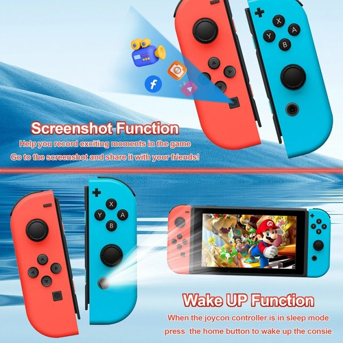 Swtich Remote Controller Compatible with Nintendo Switch, Supports Dual Vibratio - Picture 5 of 7