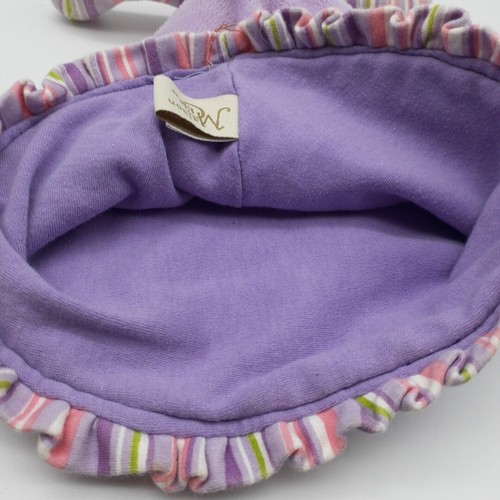 Maison Chic lavender Doll Rattle Security Blanket Lovey lovie Puppet baby girl - Picture 3 of 8