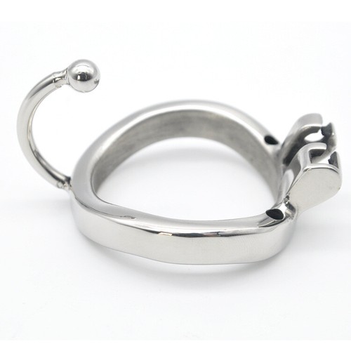 Stainless Steel Male Chastity Cage Base Arc Ring Device Belt Sounds Tube - Picture 24 of 24