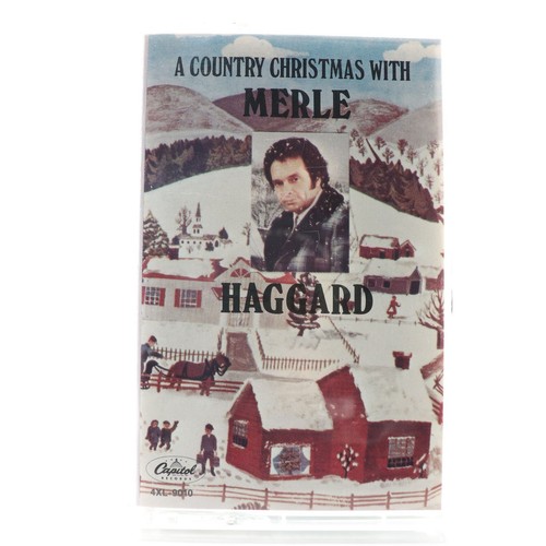 A Country Christmas with Merle Haggard (Cassette Tape, 1984, Capitol) 4XL-9010