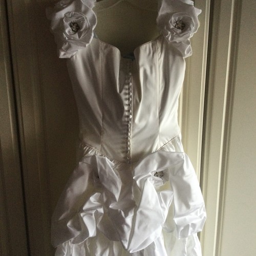Vintage Priscilla of Boston Brautkleid Kleid zeitlos Taft - Bild 5 von 9