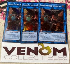 3x (M/NM) Cherubini, Ebon Angel of the Burning Abyss RA01-EN042 Super Rare 1st 