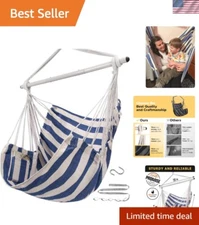 500 lbs Hammock Chair Swing - Stylish Comfort for Indoor and Outdoor Lounging