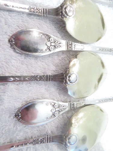 Magnificent 1900 French 950 silver 14p ice cream set Lapparra Baron gerard - Picture 12 of 13