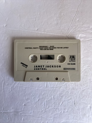 Control by Janet Jackson (Cassette 1986 A&M) - Picture 9 of 11