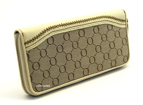 OROTON GALATA MULTI POCKET ZIP AROUND WALLET CREAM TAUPE BNWT RRP$195 - Picture 3 of 8