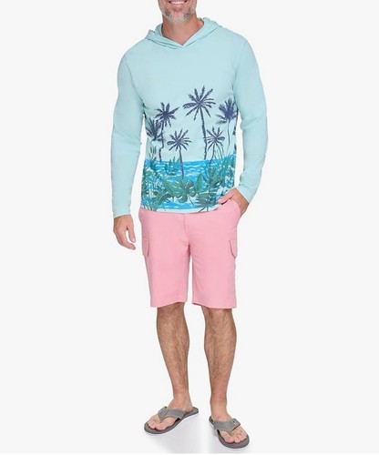 Margaritaville Men's Island Reserve Palm Tree Printed Hoodie Size XL New - Picture 6 of 6