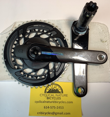 SRAM Force AXS 172.5mm 48-35T 12spd Power Meter Crankset | eBay