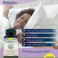 Best Magnesium - Sleep Benefits, IWALU  FAST FREE SHIPPING Same Day